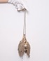 Kiss Lock CC Chain Fringe Miaudiere Clutch, side view